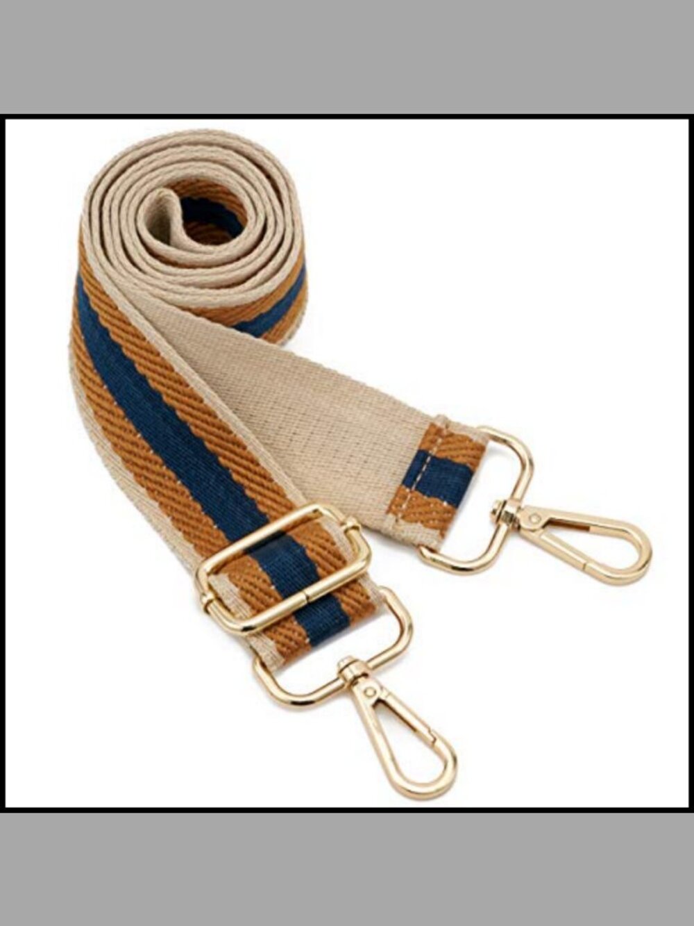 Wide Canvas Crossbody Bag Strap Adjustable Replacement Handbag Belt